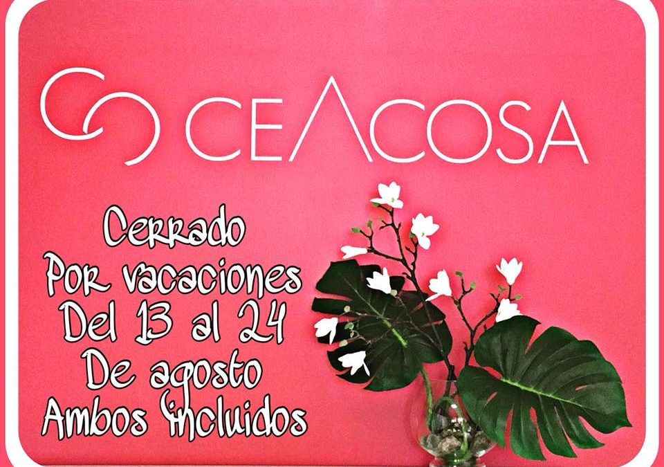 VACACIONES DE VERANO 2018